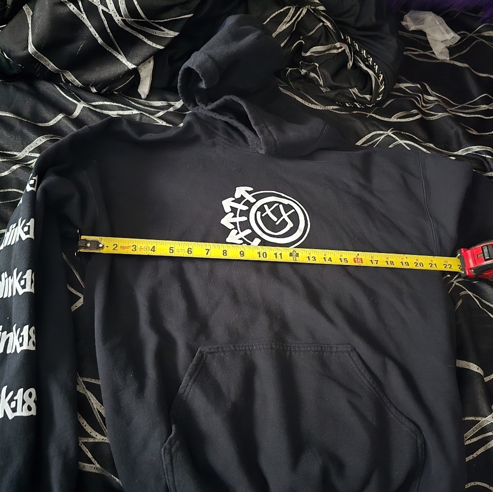 Blink-182 One More Time Punk Rock Band Hoodie Size Large